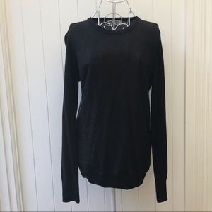 Equipment Black Lace Sweater